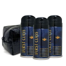 First Class 3x150 ml Erkek Deodorant