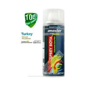 First Master Mat Siyah 400 ml Akrilik Sprey Boya
