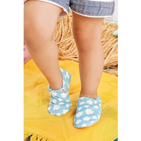 First Step F-824 Mavi Boys Rock Kaydırmaz Taban Bebek Patik