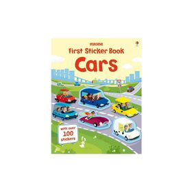 First Sticker Book Cars-Usborne Yayınları