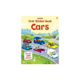 First Sticker Book Cars-Usborne Yayınları