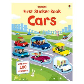 First Sticker Book Cars-Usborne Yayınları