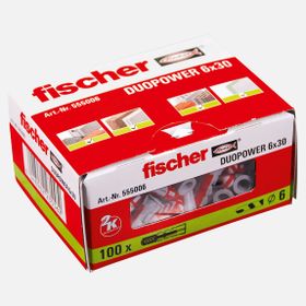 Fıscher Duopower 100 Adet 6x30 Dübel