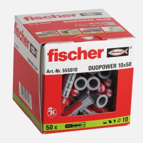 Fıscher Duopower 50 Adet 10x50 Dübel