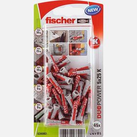 Fıscher Duopower 5x25 K NV 45 Dübel