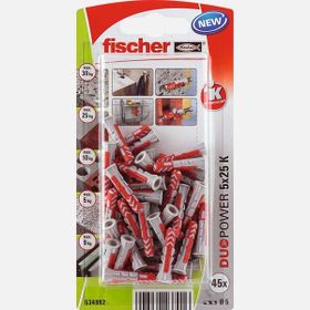 Fıscher Duopower 5x25 K NV 45 Dübel