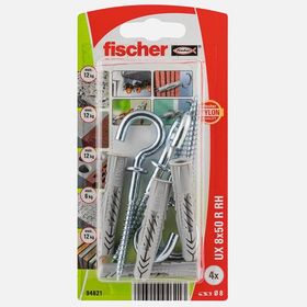 Fıscher UX 8x50 Yuvarlak Kancalı Universal Dübel