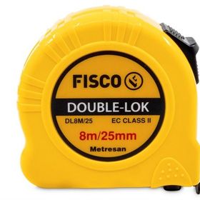 Fisco Double Lok 8 mt X 25 mm Şerit Metre