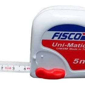 Fisco UM5M Unimatic 5 m Mandallı Kısa Şerit Metre