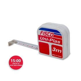 Fisco UP3M/ASK Uniplas 3 m Askılı Çelik Kısa Şerit Metre