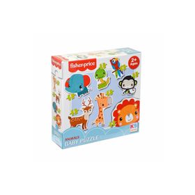 Fisher Price 13413 BYR FP Baby Animals 2-3-4 Parça Puzzle