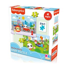 Fisher Price City Fun Picnic 2 in 1 Baby Puzzle