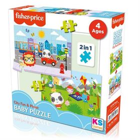Fisher Price City Fun Picnic 2 in 1 Baby Puzzle