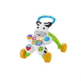 Fisher Price DLD80 Beyaz Zebralı 4 Tekerlekli Müzikli Yürüme Arkadaşı Yürüteç