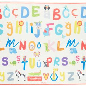 Fisher Price F02-FP-PC004 Eğitici Alfabe 100x160 cm Bebek Halı