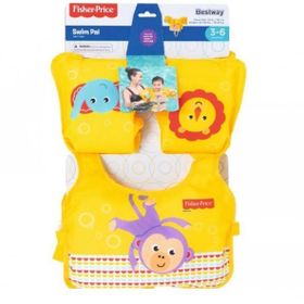 Fisher Price Hayvan Desenli Sarı Can Yeleği ve Kolluk
