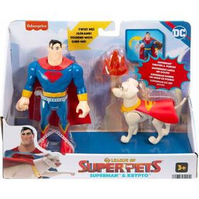 Fisher Price HGL02 DC League of Super Pets - Superman ve Krypto
