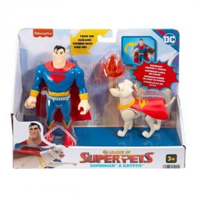 Fisher Price HGL02 DC League of Super Pets - Superman ve Krypto