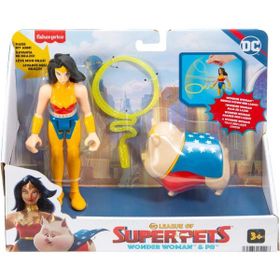 Fisher Price HGL04 DC League Of Super Pets Wonder Woman ve Pig