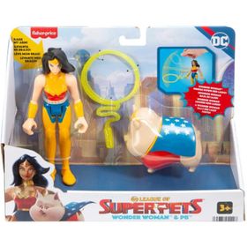 Fisher Price HGL04 DC League Of Super Pets Wonder Woman ve Pig