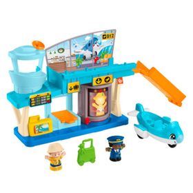 Fisher Price HTJ26 Little People Eğlenceli Havaalanı Oyun Seti