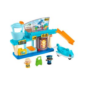 Fisher Price HTJ26 Little People Eğlenceli Havaalanı Oyun Seti