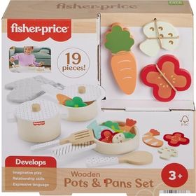 Fisher Price HXT83 19 Parçalı Ahşap Mutfak Seti