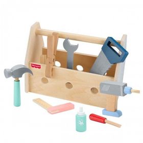 Fisher Price HYG50 Ahşap Tamir Kutusu Seti