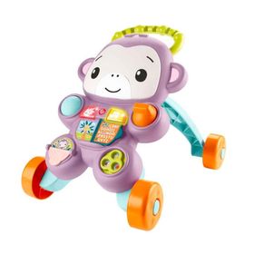 Fisher Price JGW94 Sesli ve Işıklı Benimle Öğren Mor Maymun Yürüteç