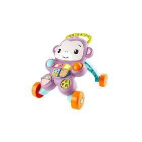 Fisher Price JGW94 Sesli ve Işıklı Benimle Öğren Mor Maymun Yürüteç