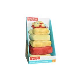 Fisher Price Peluş Mavi Kare Yapboz Kule Fil