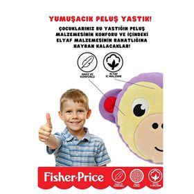 Fisher Price Peluş Maymun Yastık