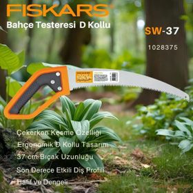 Fiskars 1028374 M SW37 Bahçe Testeresi