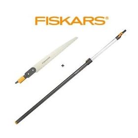 Fiskars 136528 Yüksek Dal Kesimi Teleskopik Sap ve Düz Testere