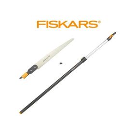 Fiskars 136528 Yüksek Dal Kesimi Teleskopik Sap ve Düz Testere