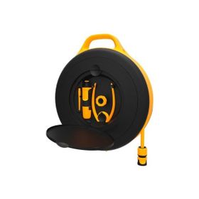 Fiskars S 3/8 inç 9 mm 15 m Siyah Hortum Makara Seti