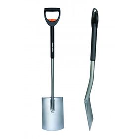 Fiskars SmartFit 131310 105 cm Düz Uçlu Teleskopik Bahçe Küreği