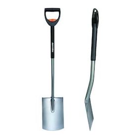 Fiskars SmartFit 131310 105 cm Düz Uçlu Teleskopik Bahçe Küreği