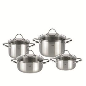 Fissler Paris 4 Parça Paslanmaz Çelik 18-10 Tencere Seti