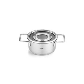 Fissler Pure Collection 16 cm Cam Kapak Derin Tencere