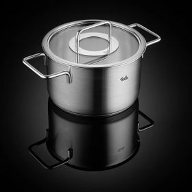 Fissler Pure Collection 20 cm Cam Kapak Derin Tencere