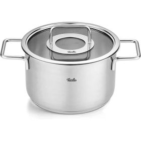 Fissler Pure Collection 20 cm Cam Kapak Derin Tencere