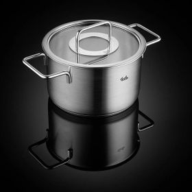 Fissler Pure Collection 20 cm Cam Kapak Derin Tencere