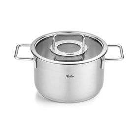 Fissler Pure Collection 20 cm Cam Kapak Derin Tencere
