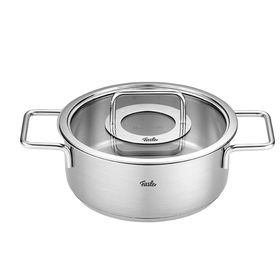 Fissler Pure Collection 8 Parça Cam Kapaklı Çelik Tencere Seti