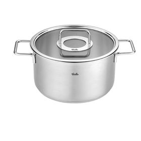 Fissler Pure Collection 8 Parça Cam Kapaklı Çelik Tencere Seti