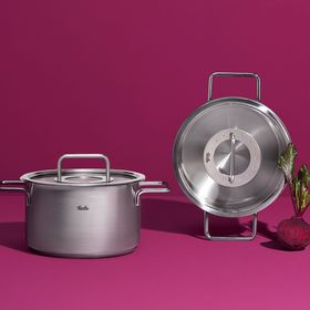 Fissler Pure Collection 8 Parça Metal Kapaklı Çelik Tencere Seti