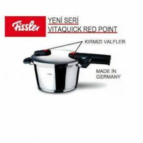 Fissler Redpoint Blackpoint 6 lt Düdüklü Tencere