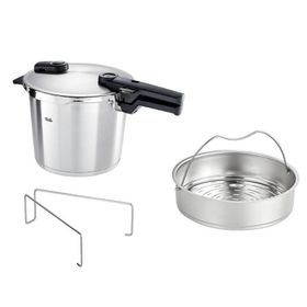 Fissler Vitaquick Black 6 lt Gri Düdüklü Tencere