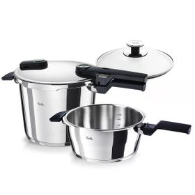Fissler Vitaquick Elemental 6 lt + 3.5 lt Düdüklü Tencere Seti